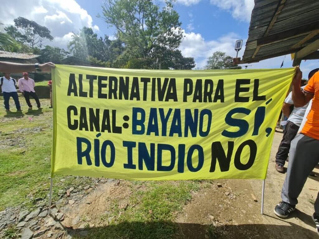 Panamá. Comunidades afectadas por la construcción del reservorio de Río Indio manifiestan su rechazo